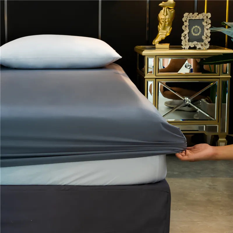 Luxurious Fitted Sheets Mulberry silk with &amp;gt;600 thread count