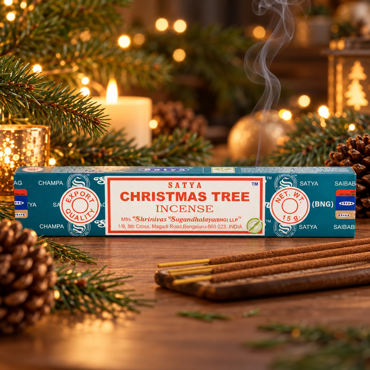 Satya Christmas Tree Incense Sticks – 15 g