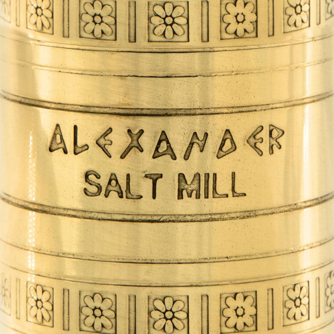 Brass Mill - 8" Pepper Mill, Alexander Handmade Mills