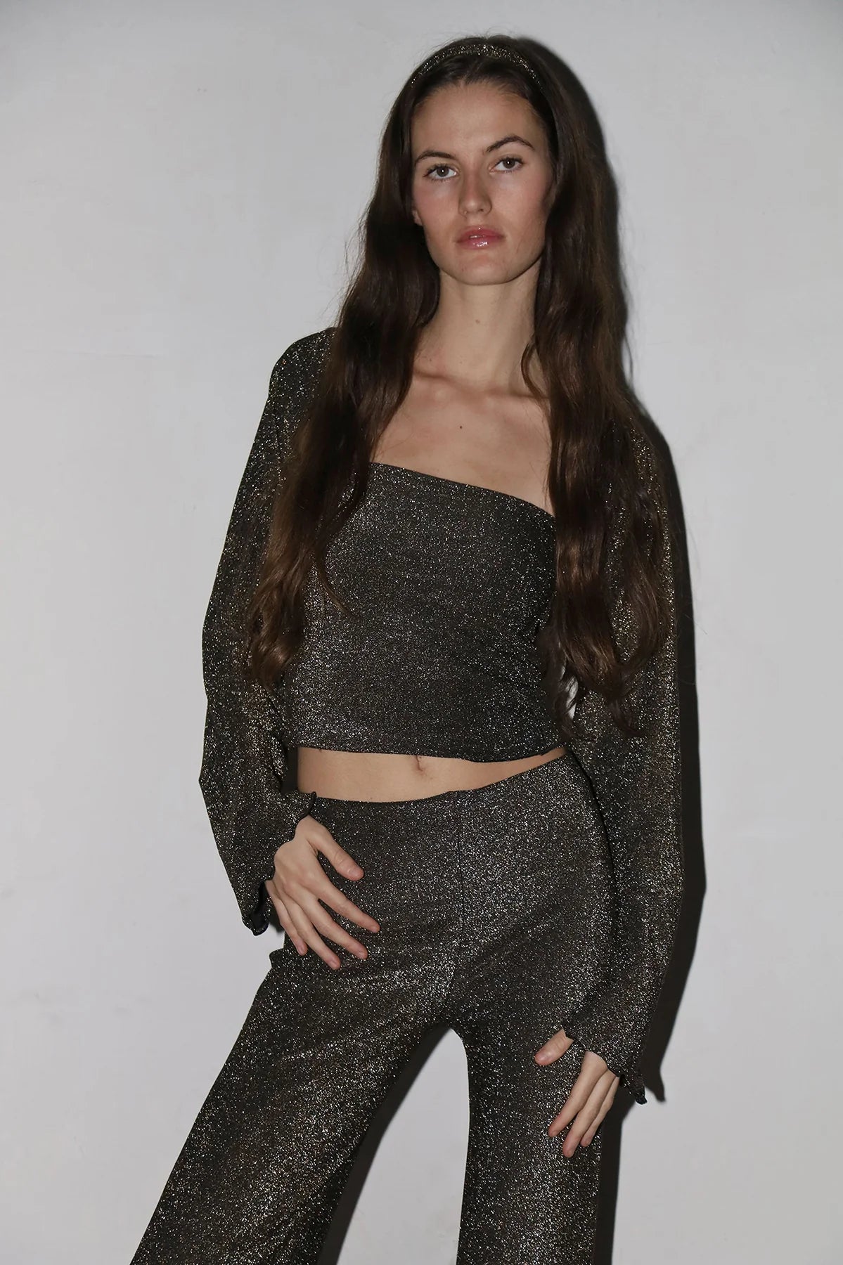 Glitzer-Top mit Bolero - SOCOTHEBRAND