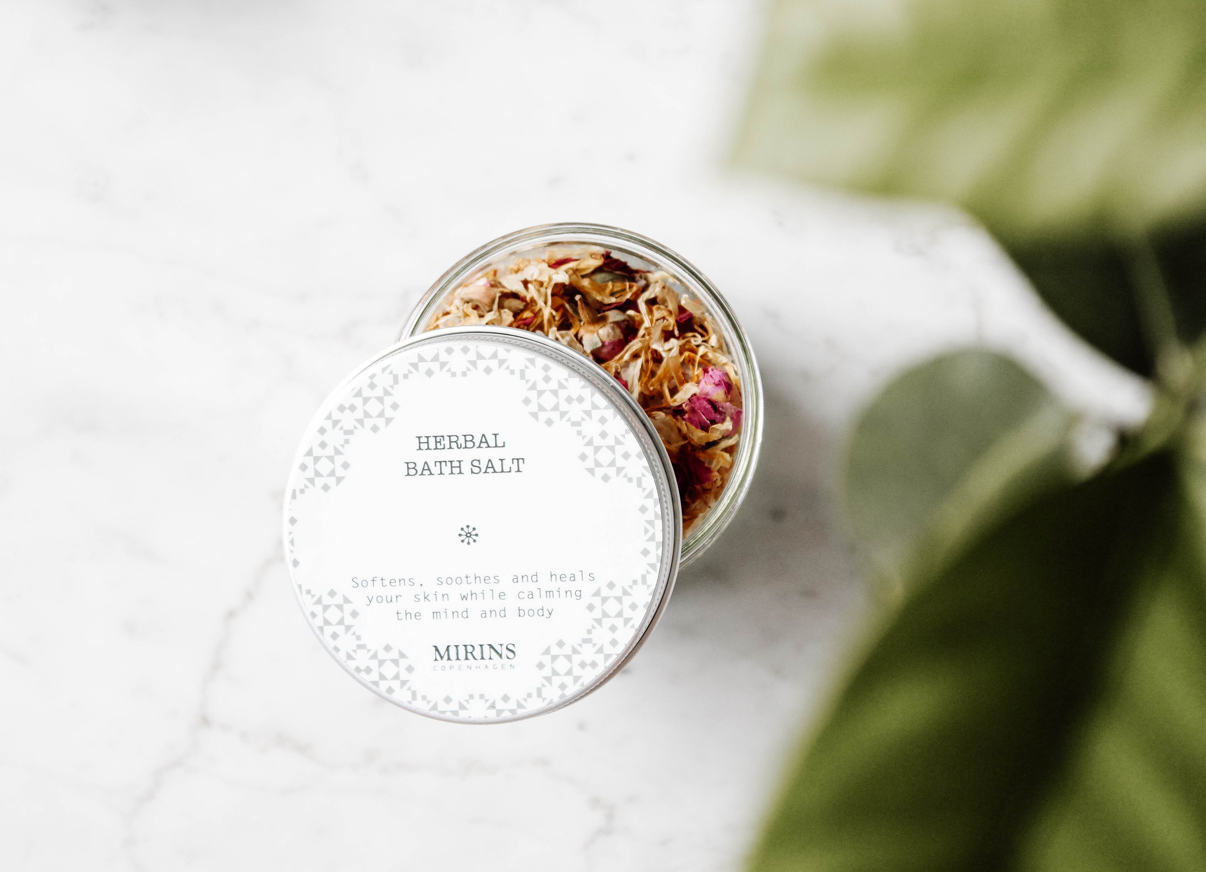 BATH SALT - ROSES, LAVENDER AND CALENDULA, MIRINS COPENHAGEN