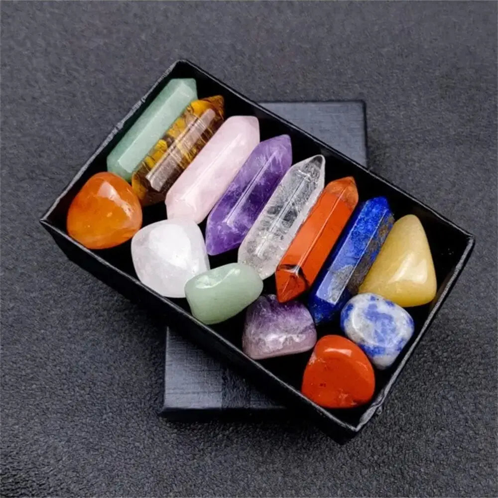 Gåvokit med kristaller - Chakra Healing Stones