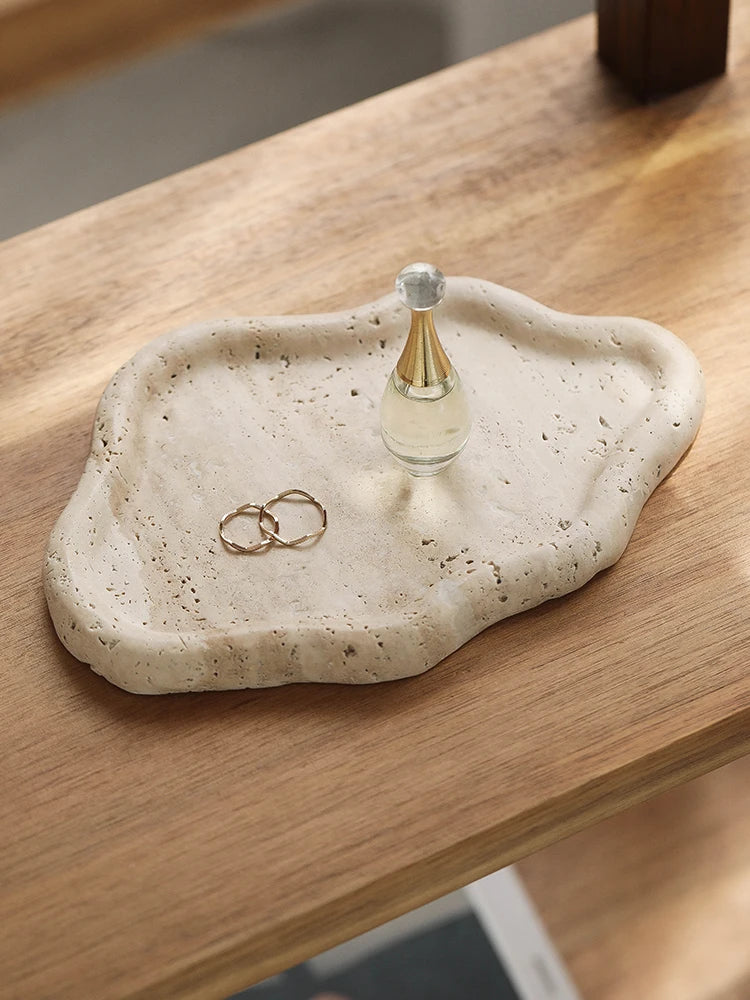 Beautiful dish/tray in Travertine