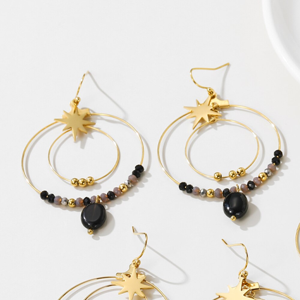 Earrings - 18k gold plating