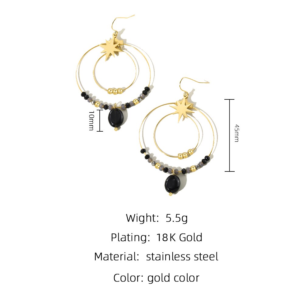 Earrings - 18k gold plating