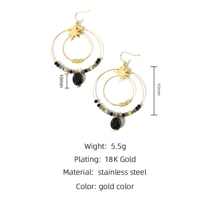 Earrings - 18k gold plating