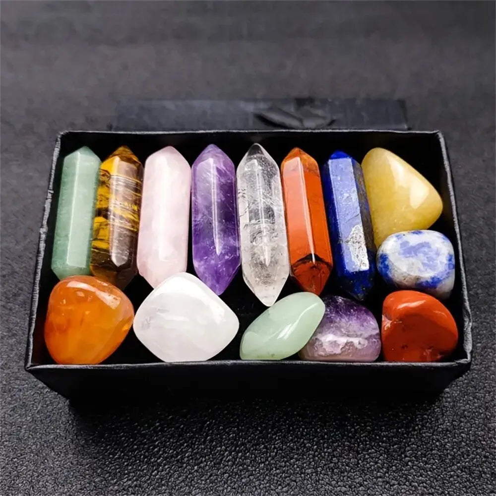 Gåvokit med kristaller - Chakra Healing Stones