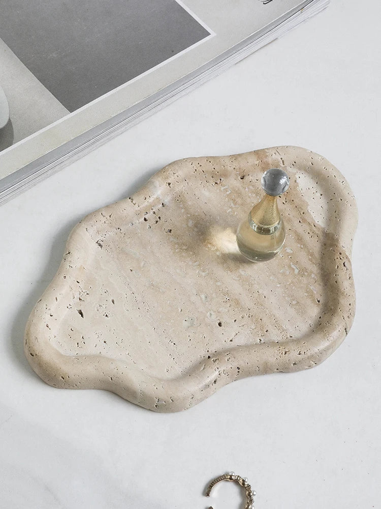 Beautiful dish/tray in Travertine