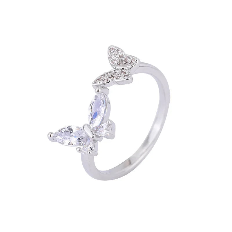 Schmetterlingszirkon | 925er Sterlingsilber