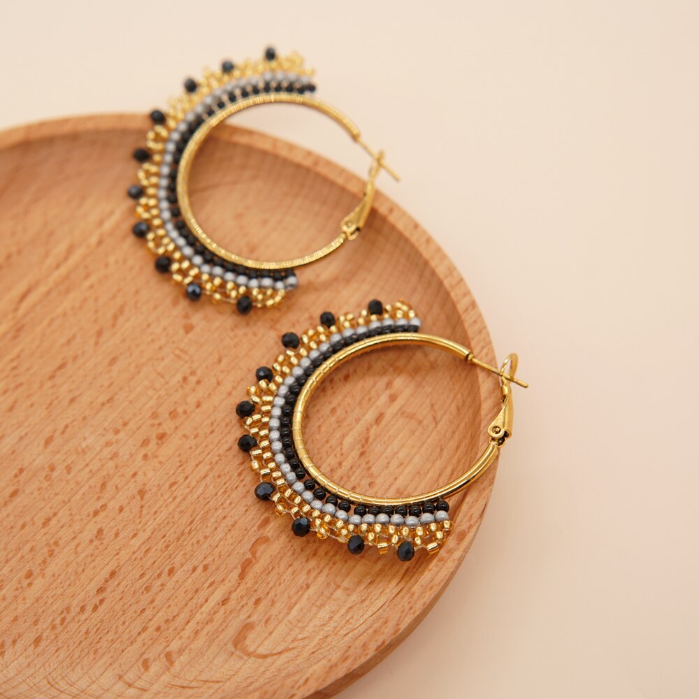 Earrings - Rainbow Hoop Earring