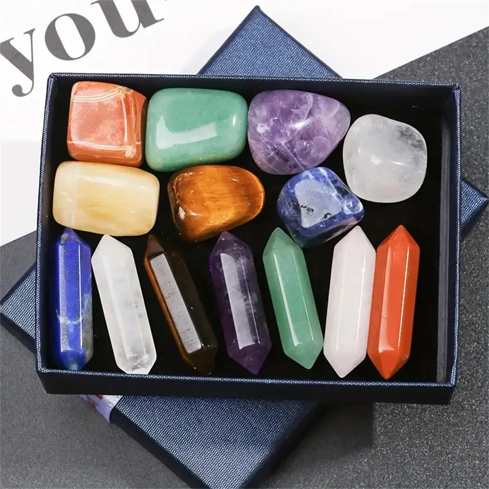 Gåvokit med kristaller - Chakra Healing Stones