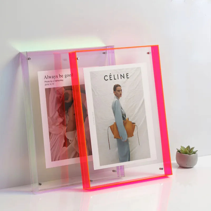 Transparent Acrylic Photo Frame 