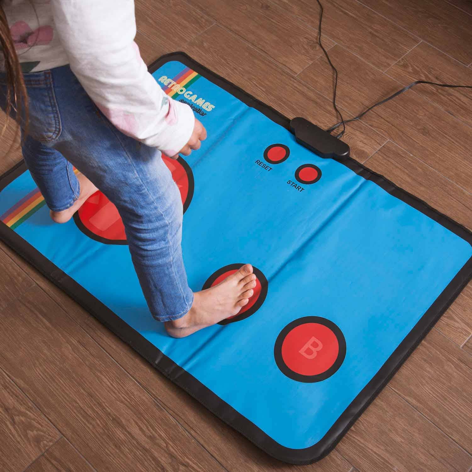 Retro-Spielmatte mit 200 integrierten 8-Bit-Spielen – für TV (AV-Anschluss)