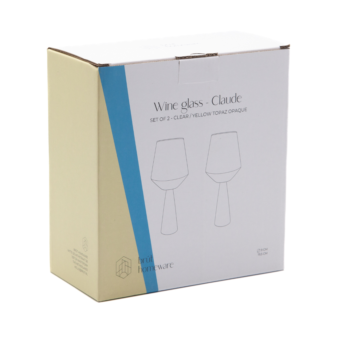 Vinglas Claude 2-pack | Brut Homeware