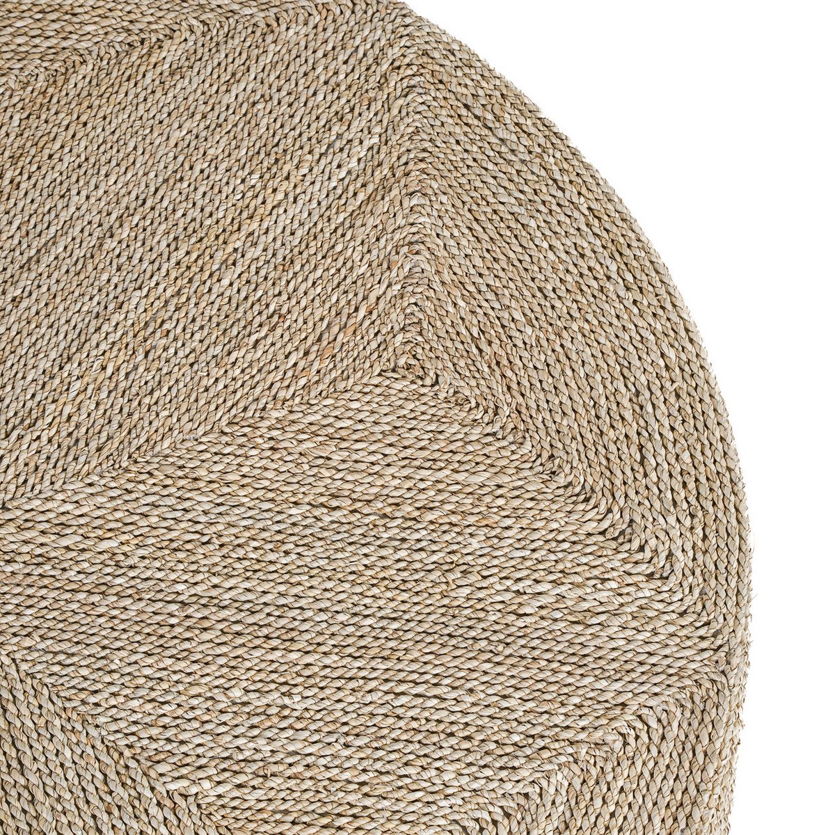 Die riesige Sitzpouffe – handgewebter Sitzhocker aus natürlichem Seegras