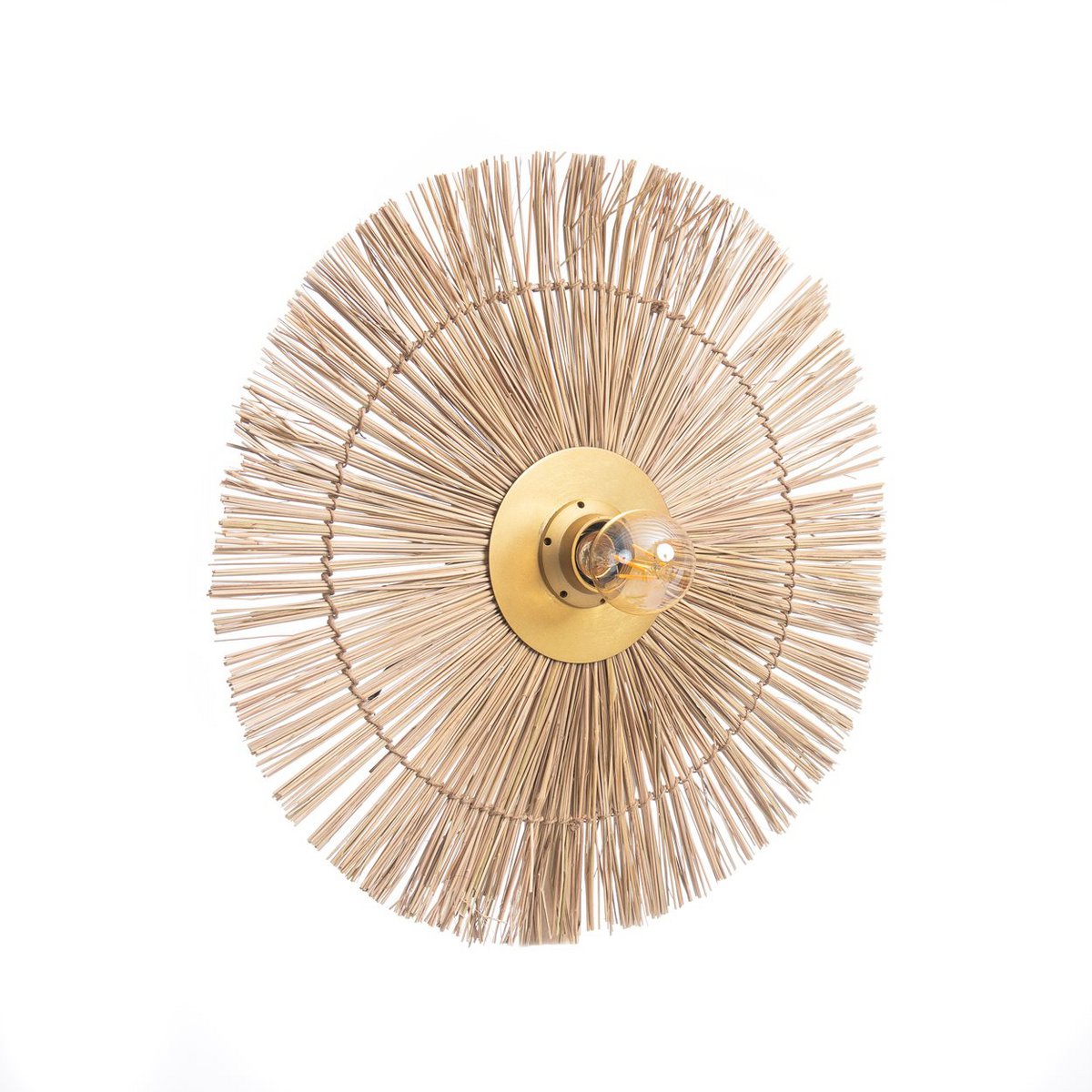 Beausoleil Wandleuchte – Natur Gold (M)