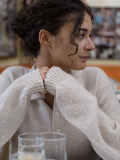 Mohair Polo Sweater | Made in Italy