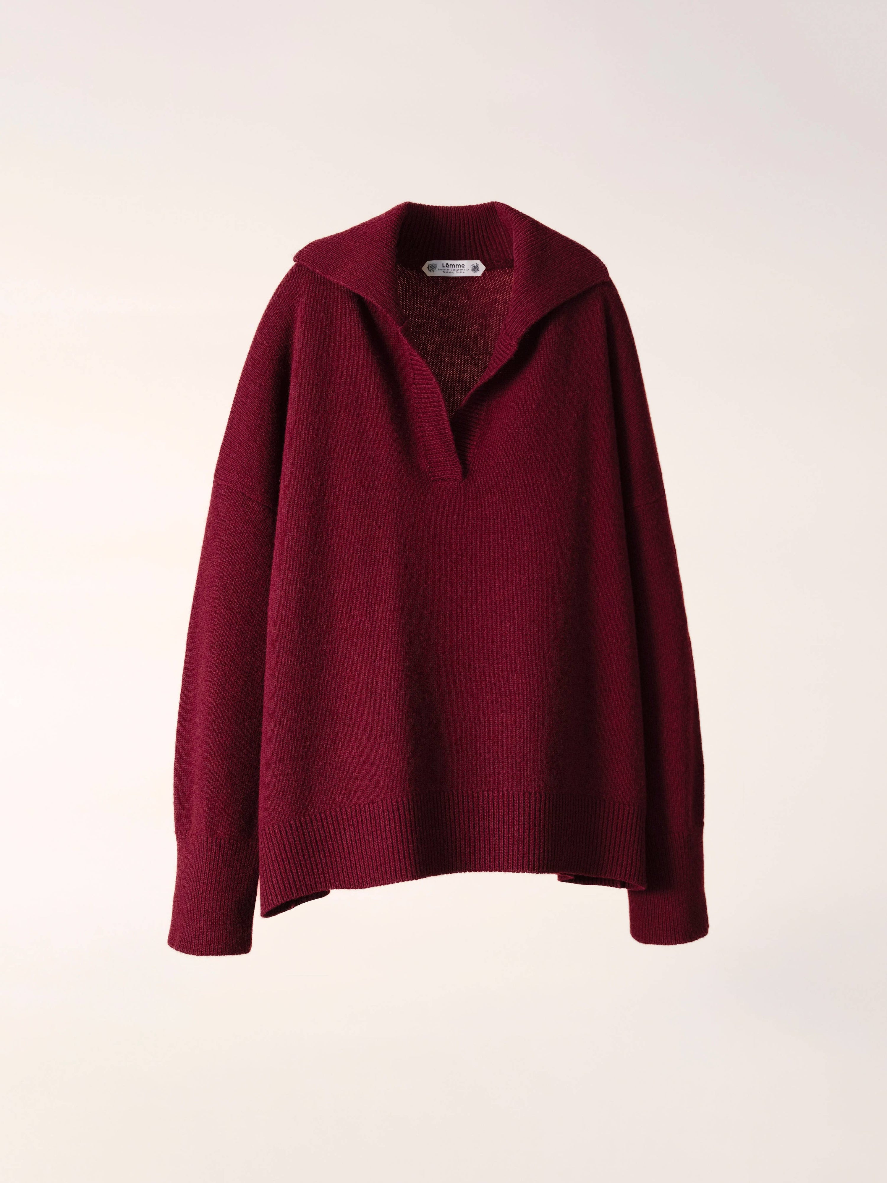 Wool &amp; Cashmere Polo Sweater