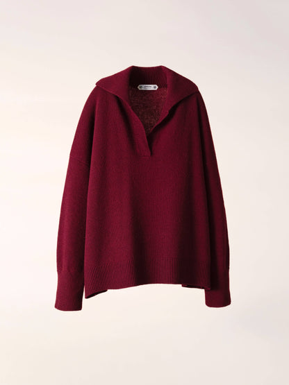 Wool &amp; Cashmere Polo Sweater