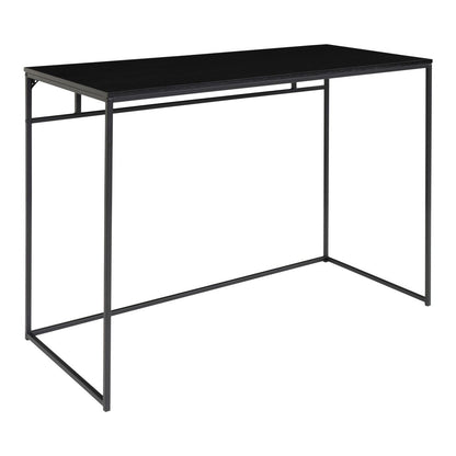 The Vita Desk – stilrent skrivbord i svart metall, 100x45x75cm