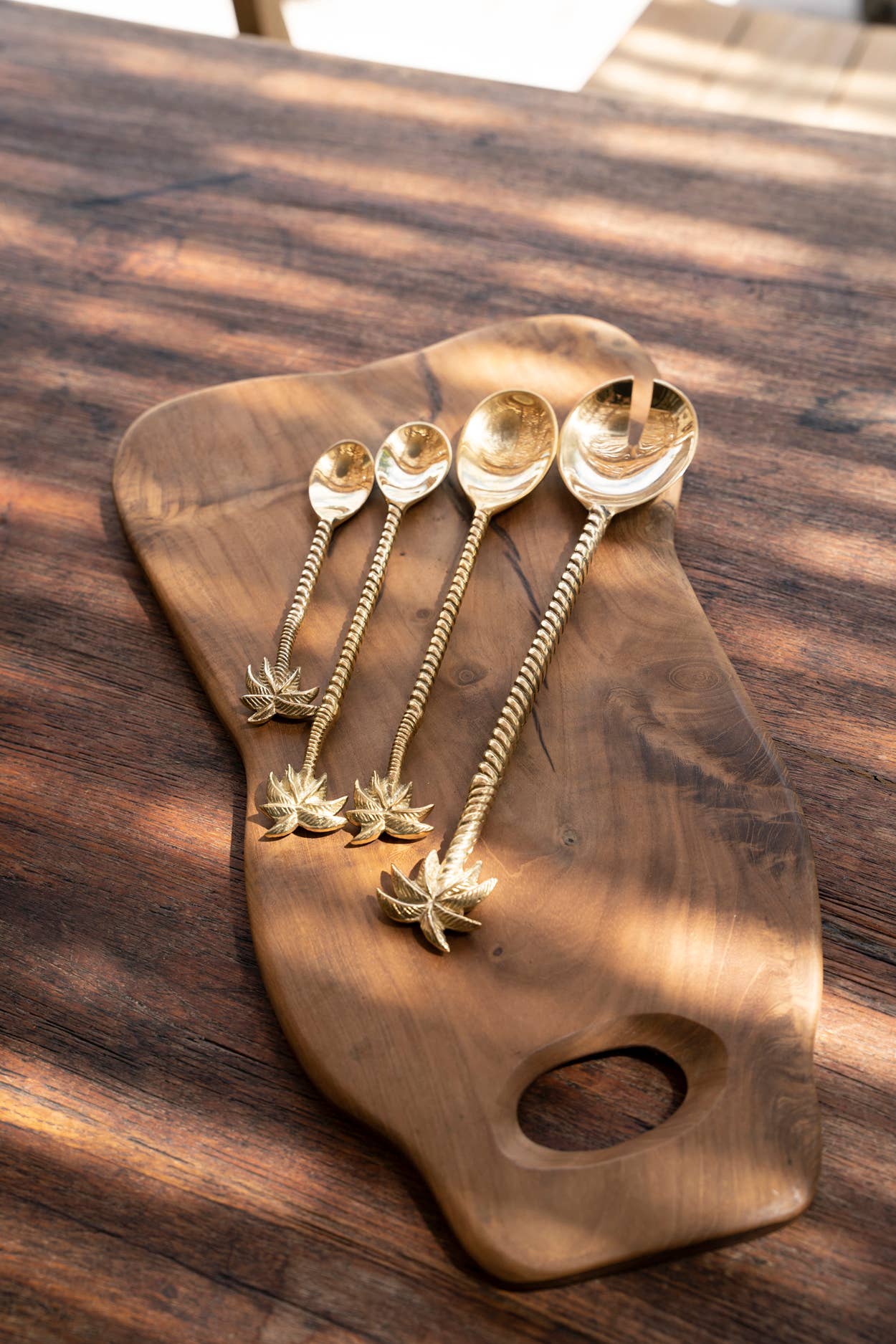 Palm Tree Salatgabel – Gold | Bazar Bizar Living