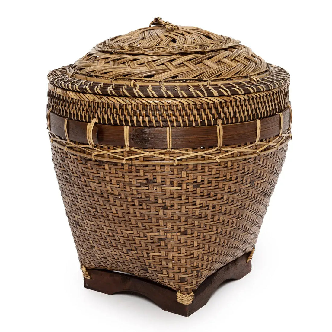The Colonial Storage Basket – Natural Brown – Size L