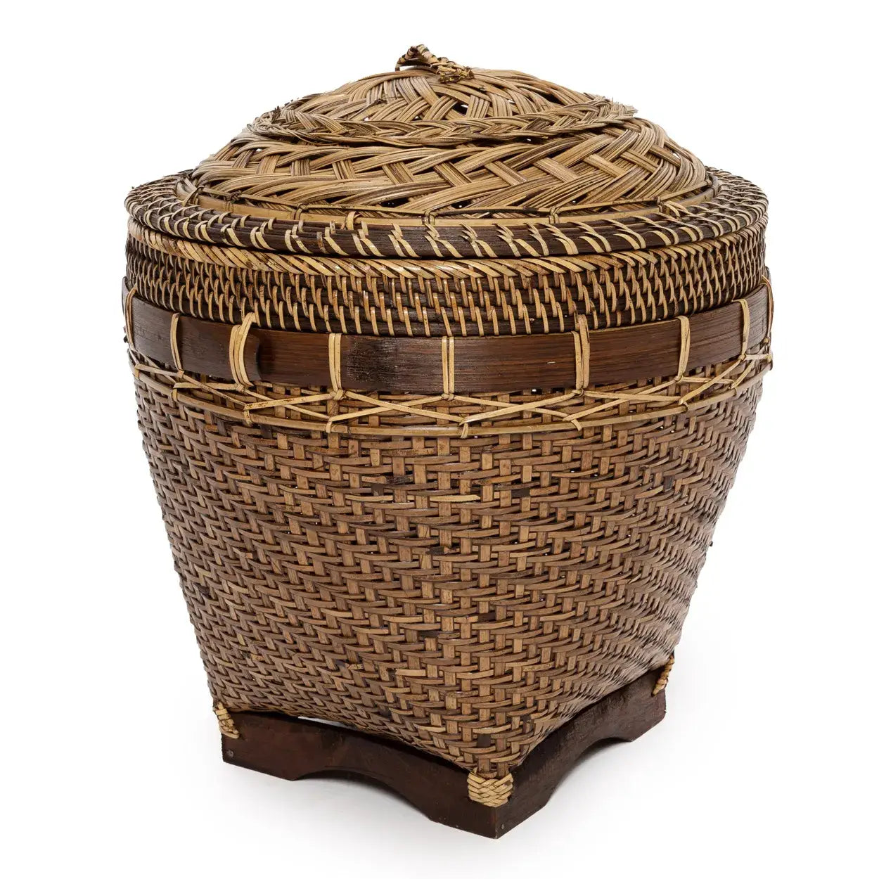 Le panier de rangement colonial – Marron naturel – Taille L