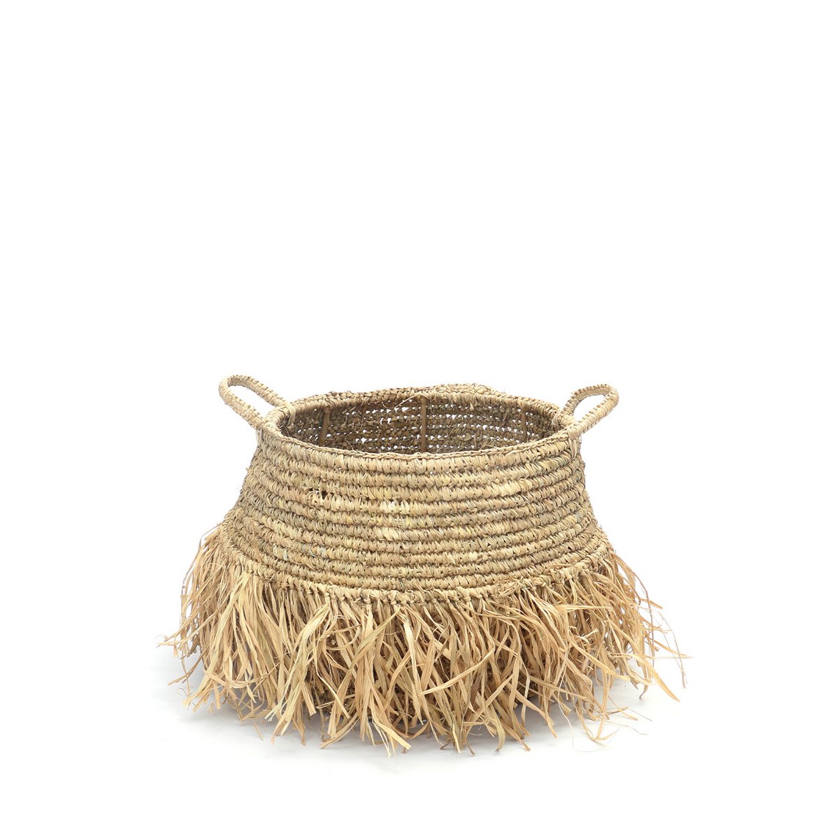 Raffia Deluxe förvaringskorg – natur (M)