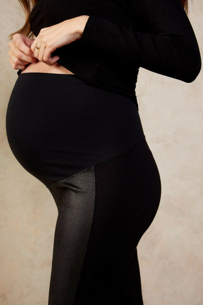 Pleather - Maternity Leggings