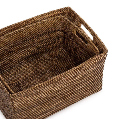Colonial Magazine Basket – Natural Brown | S