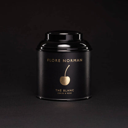 Flore Norman – Körsbär | Vitt te Pai Mu Dan med körsbär &amp; ros (40 g)