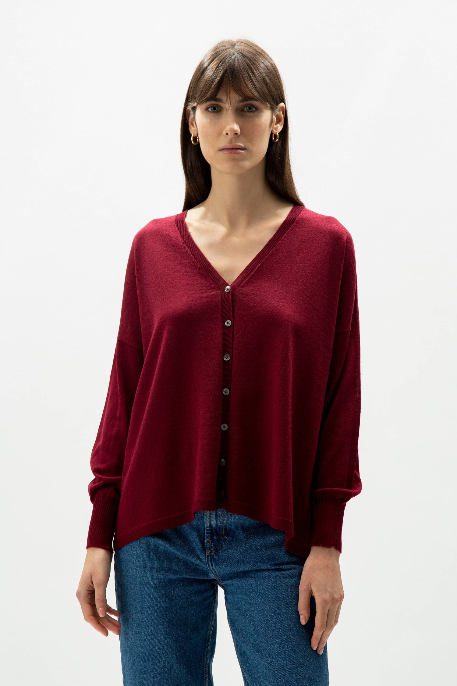 Extra Fine Merino Wool Cardigan