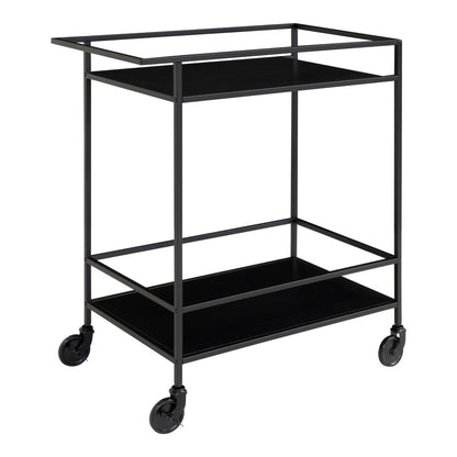 Vita Bar Trolley - svart serveringsvagn, 68x40x79cm