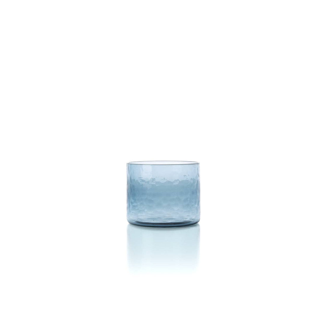 The Azure Hammered Low Tumbler – Blue | Bazar Bizar