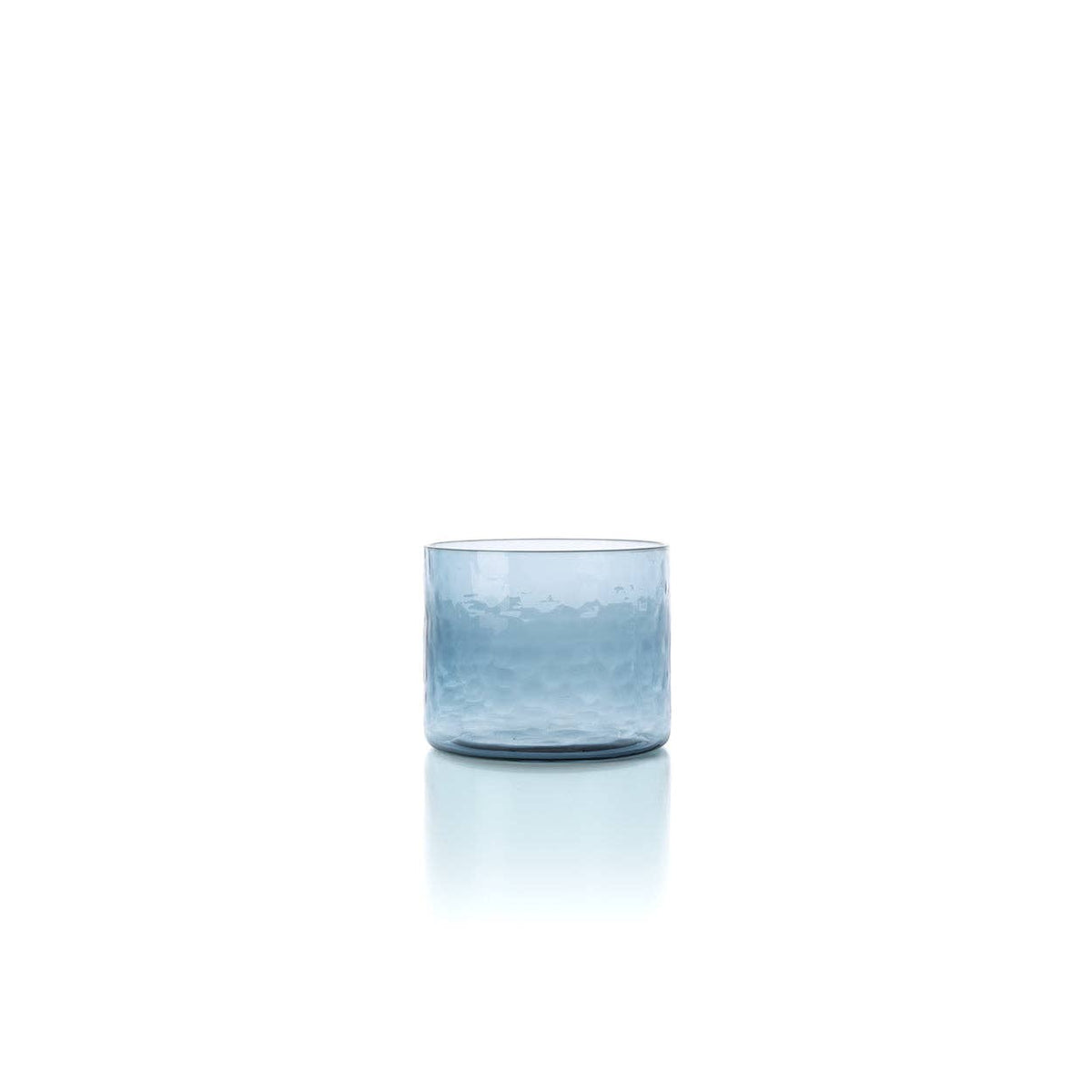 The Azure Hammered Low Tumbler – Blue | Bazar Bizar