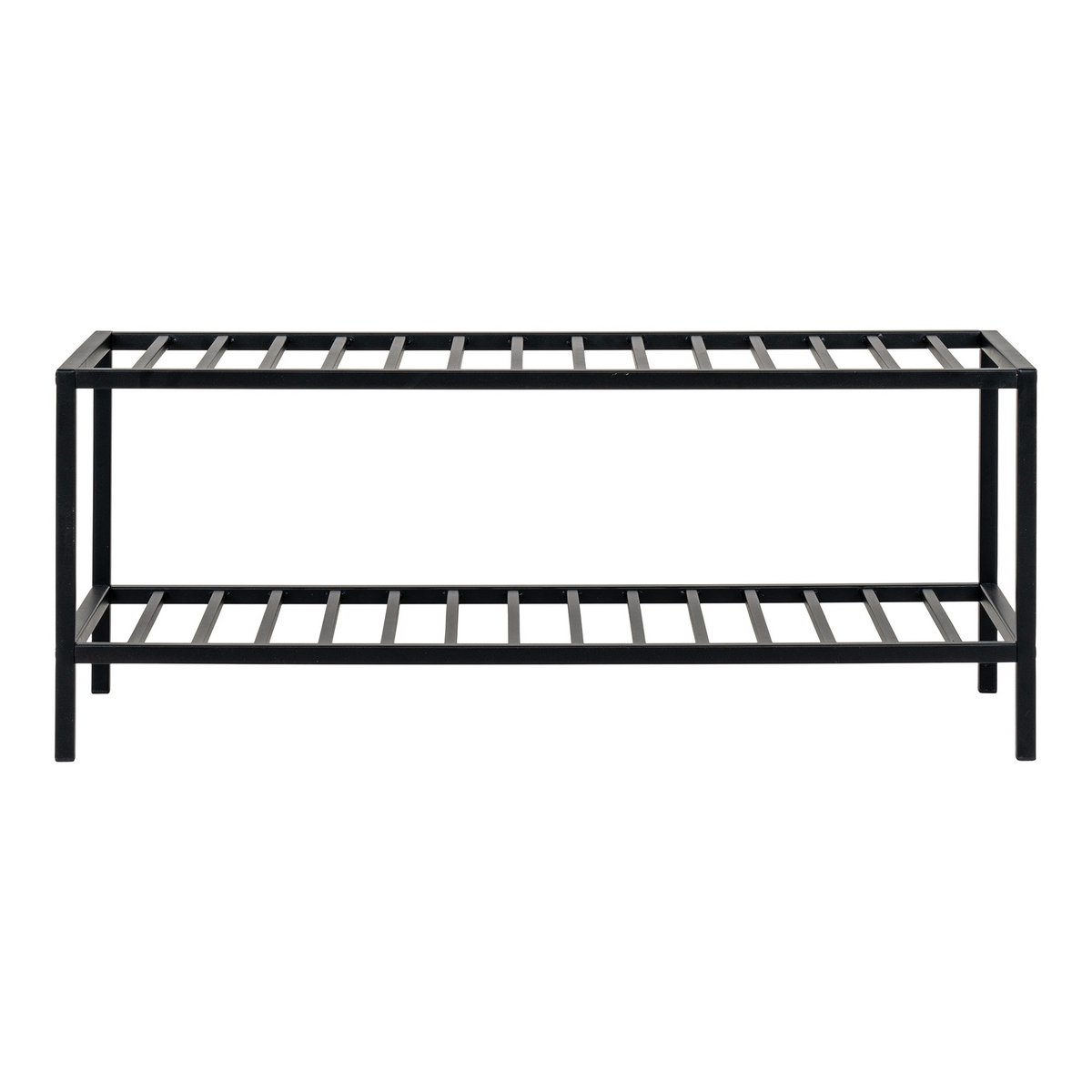 Vita Shoe Rack | Skohylla i svart metall, 79x34x32cm