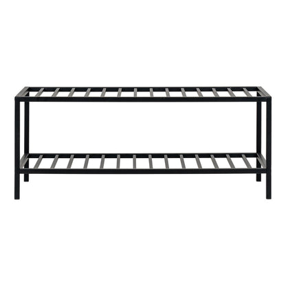 Vita Shoe Rack | Skohylla i svart metall, 79x34x32cm