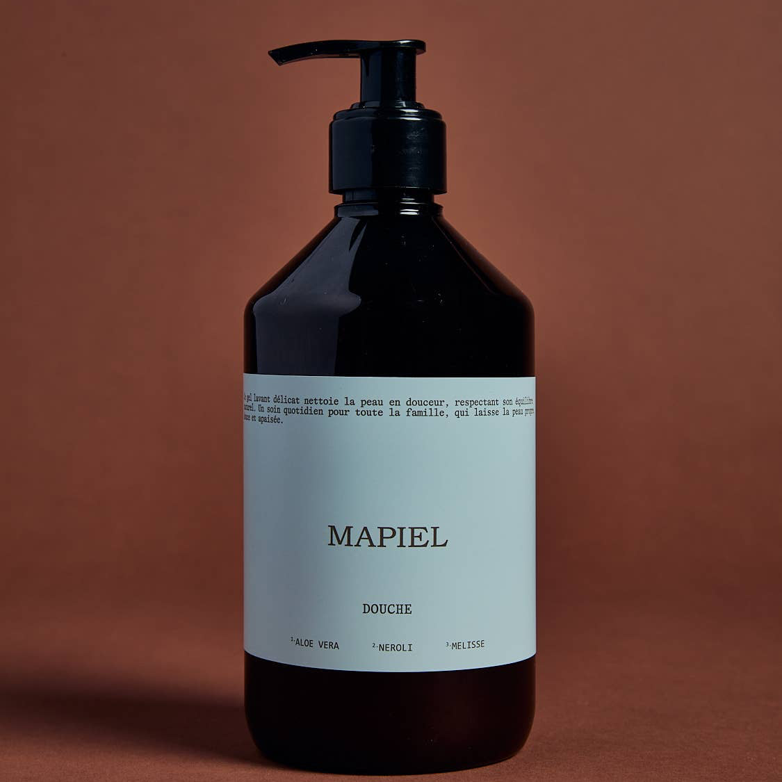 MAPIEL Douche | 100 % natürliches Duschgel mit Aloe Vera &amp; Blütenwasser – 500 ml