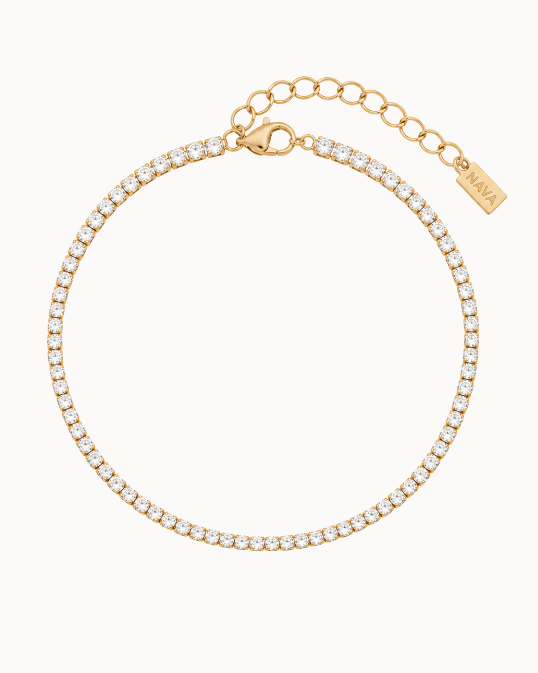 Oraya Tennis Bracelet – Gold Plated