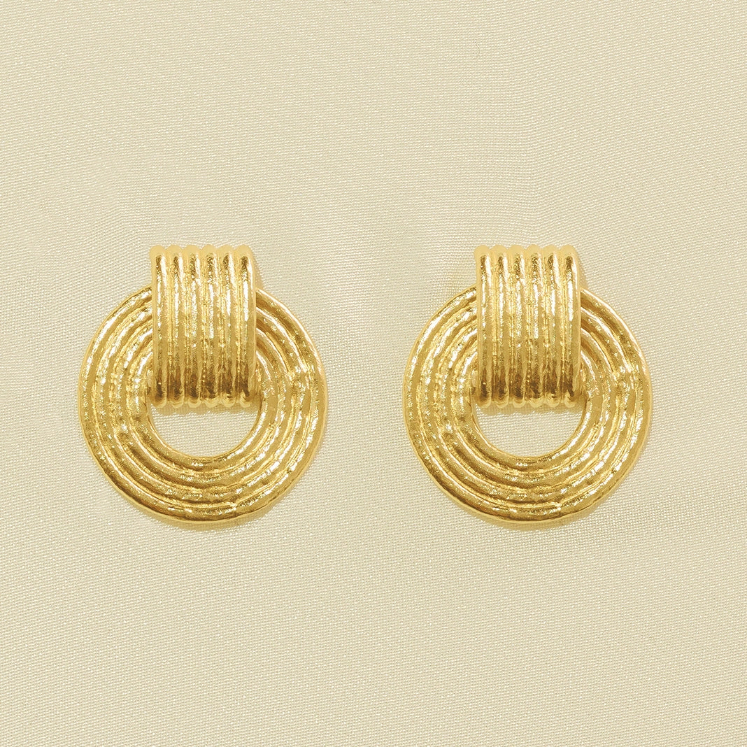 Giulia Earrings | 18k Gold | Agape Studio Jewelry 