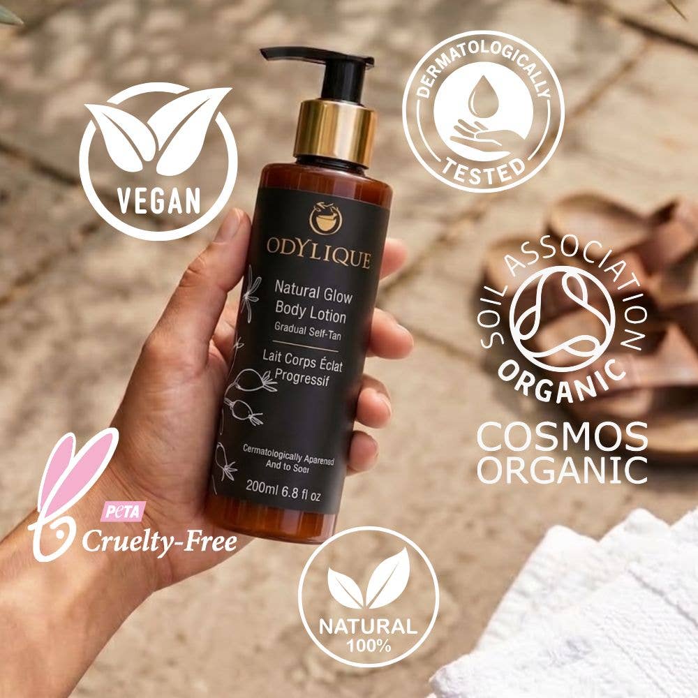Natural Glow Body Lotion – Gradual Self-Tan 200 ml | Odylique