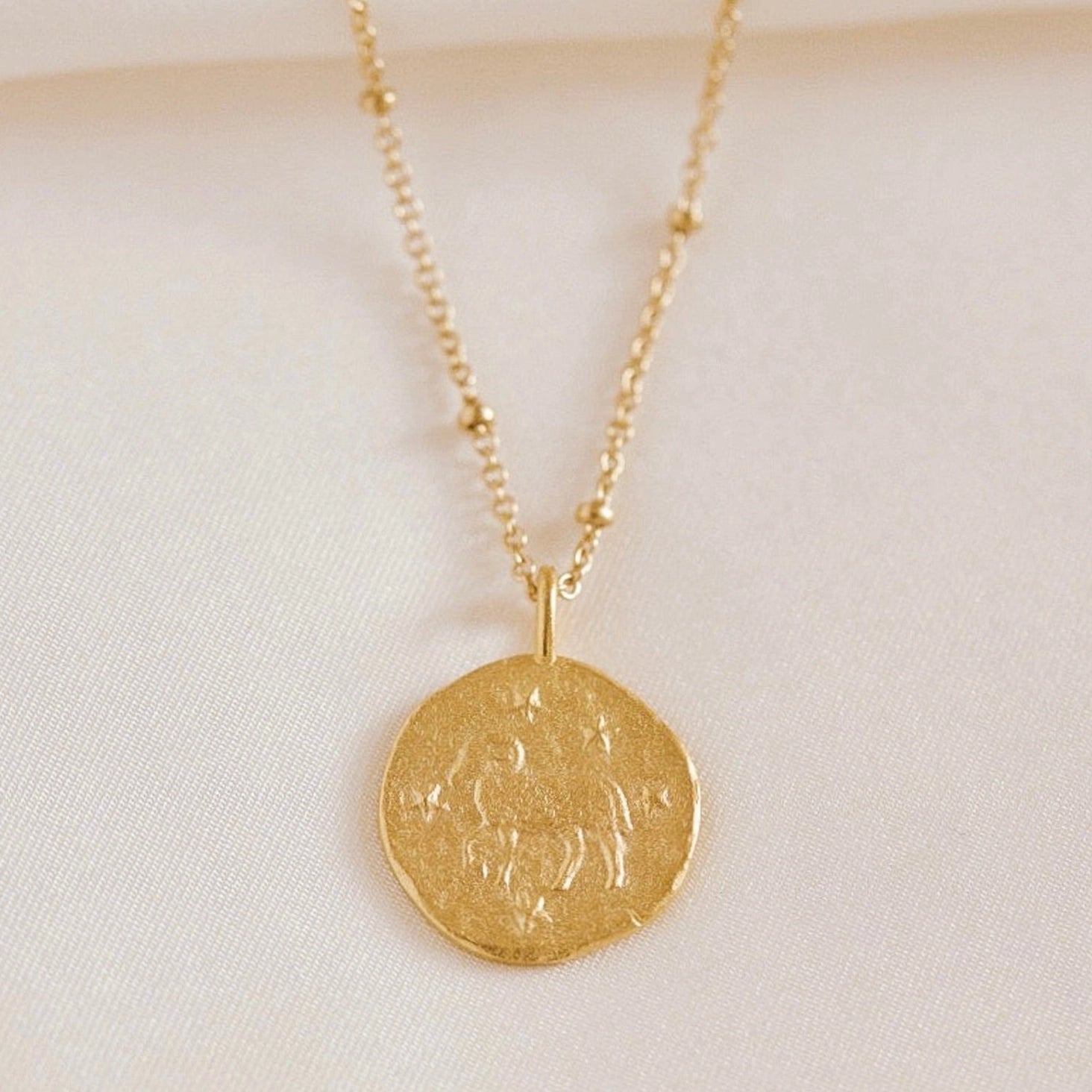 Zodiac Necklace | 24k Gold | Agape Studio Jewelry 