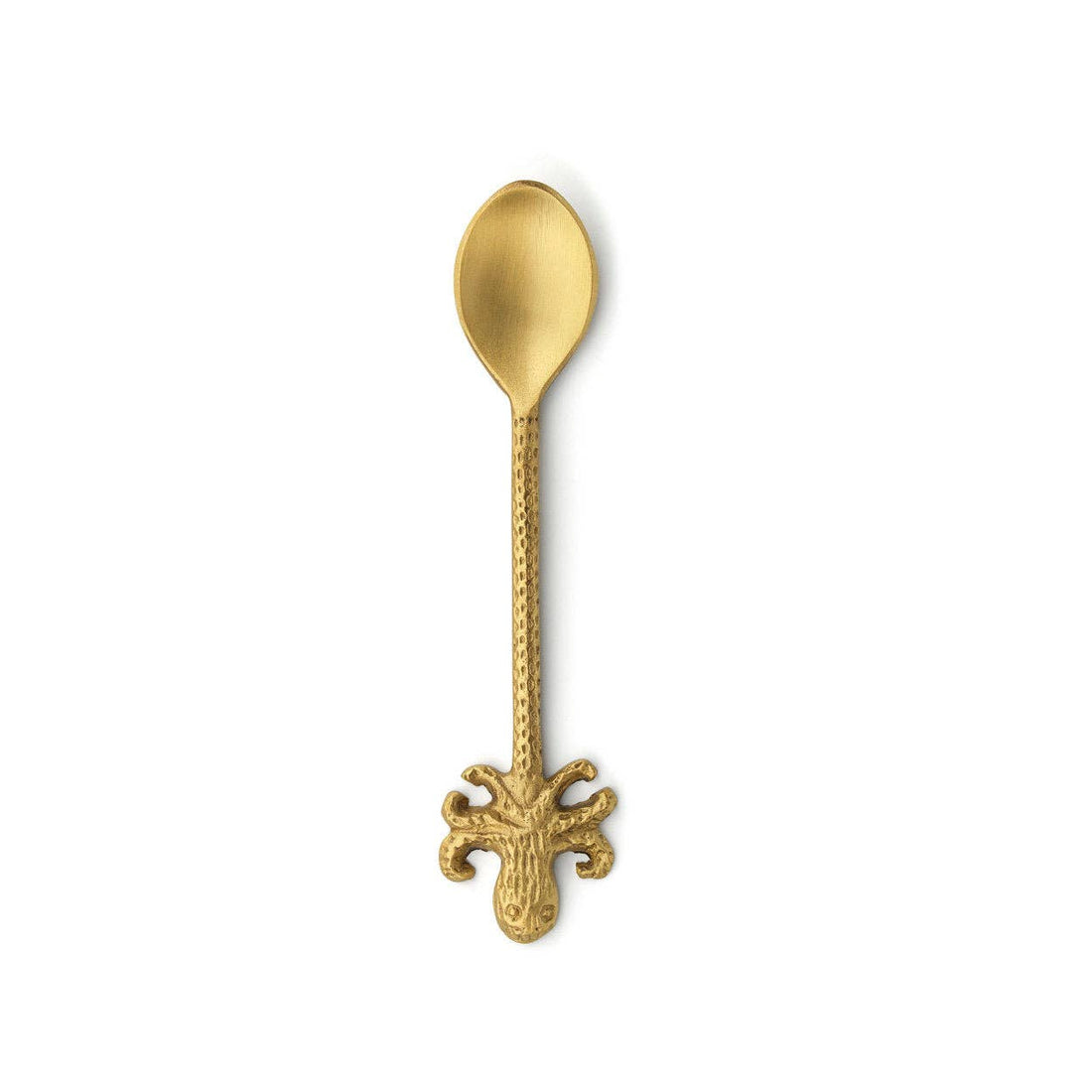 Octopus Spoon – liten handgjord serveringssked i mässing