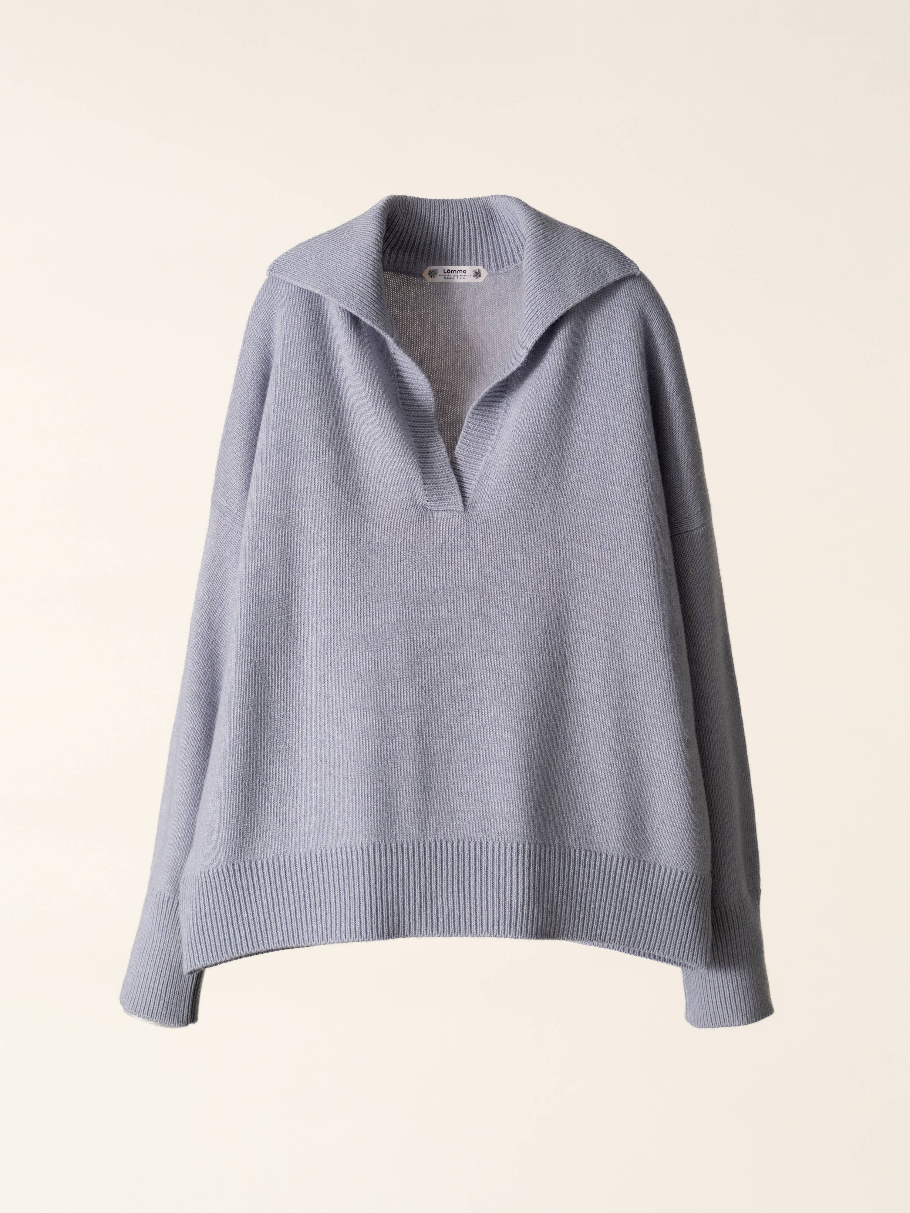 Wool &amp; Cashmere Polo Sweater