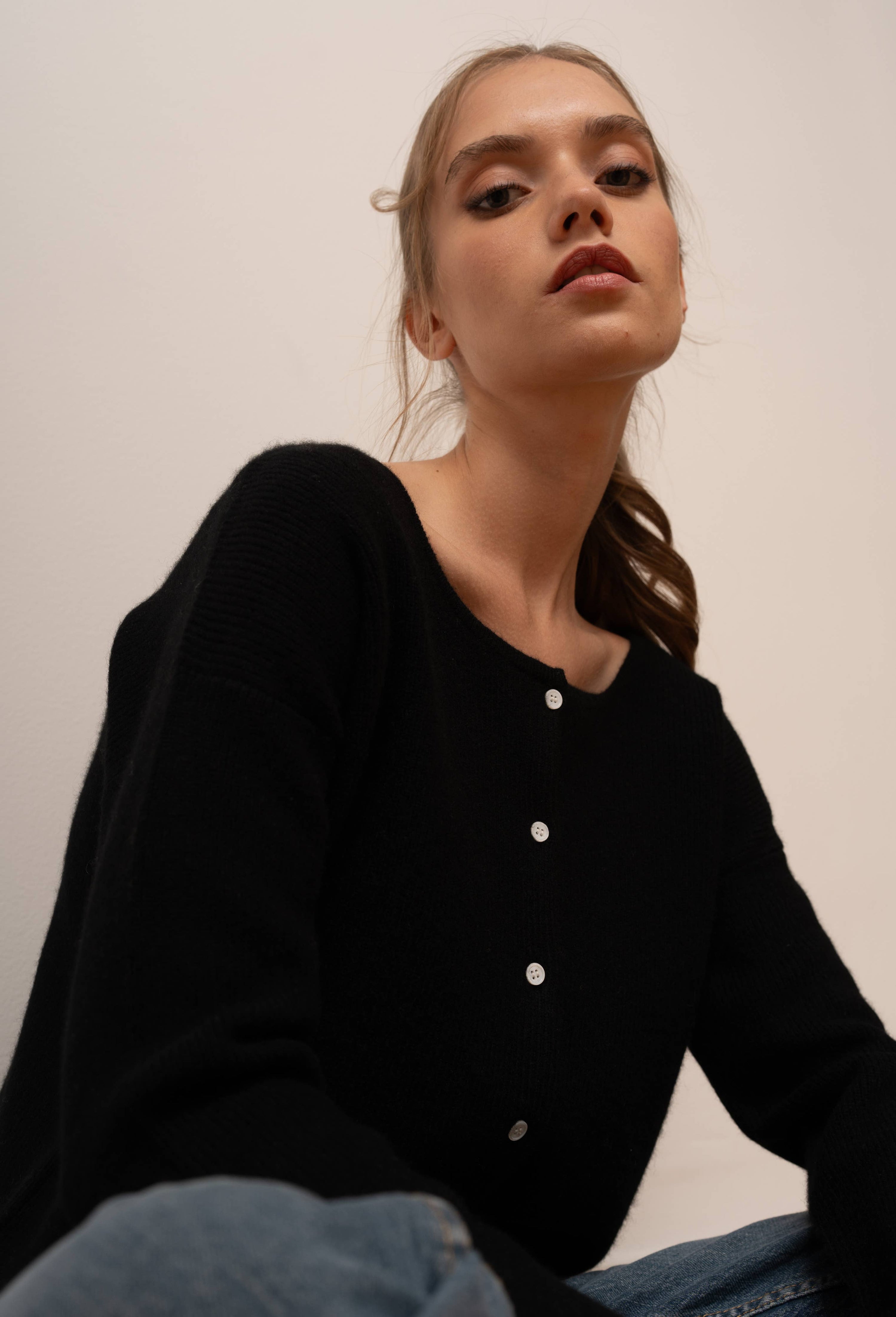 CAMILLE | Cardigan 100 % cachemire