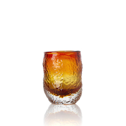 Marbella Glow Tumbler Amber – Munblåst glas | Bazar Bizar