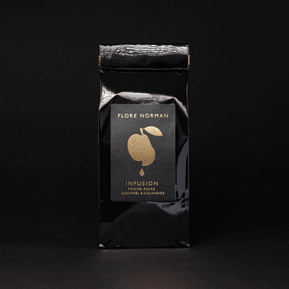 Flore Norman – Karamell | Infusion med äpple, päron, karamell &amp; Calvados Pays d’Auge (100 g)