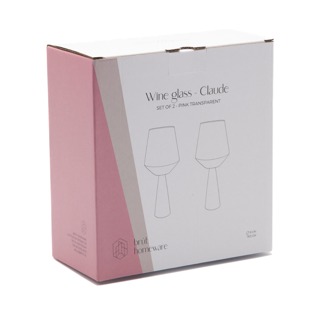 Vinglas Claude 2-pack | Brut Homeware