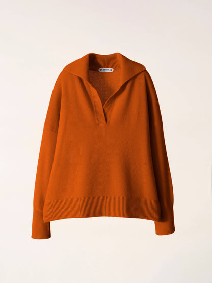 Wool &amp; Cashmere Polo Sweater
