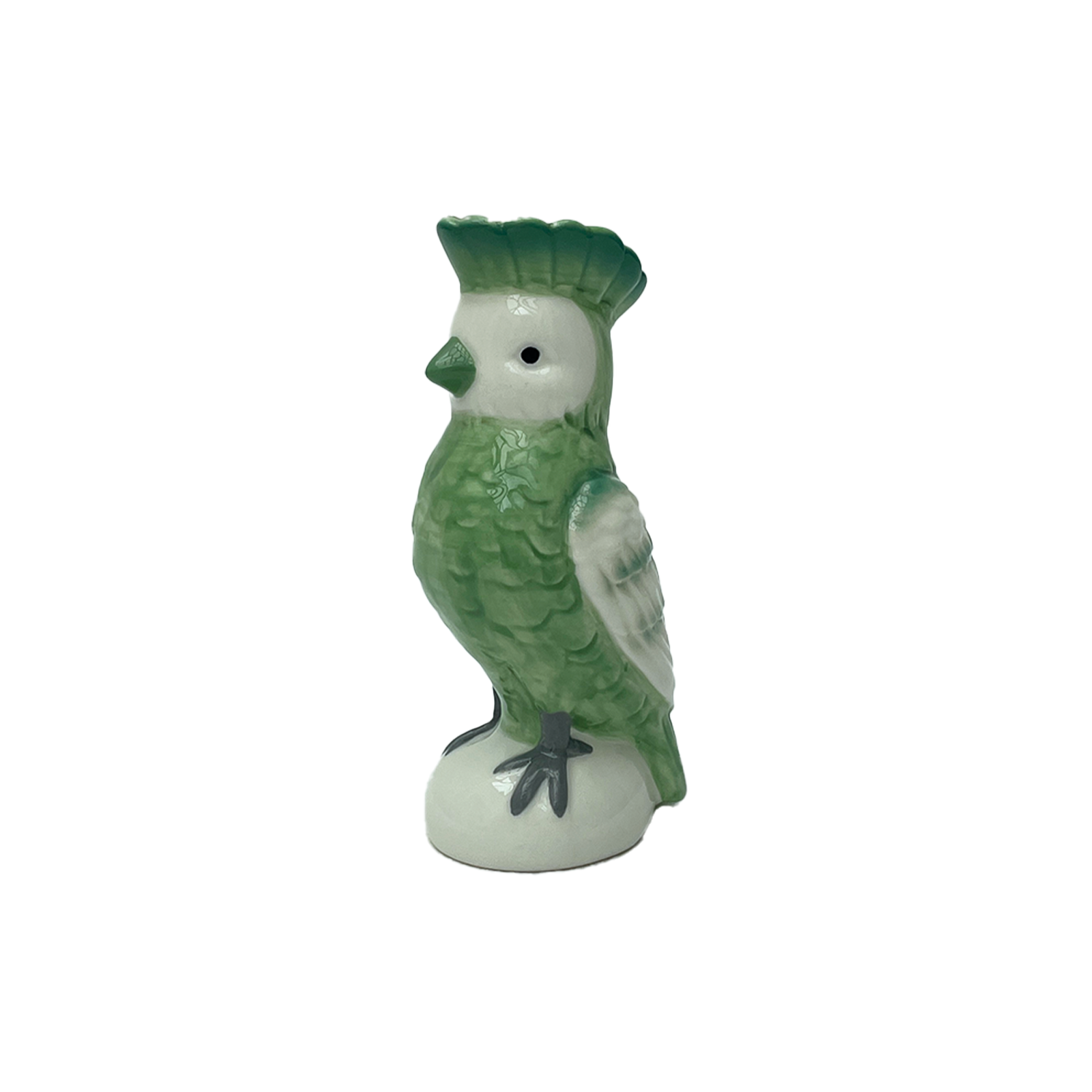 Soliflore Papegoja en Porcelaine Verte | Petit Vase Décoratif